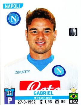 2015-16 Panini Calciatori Stickers #388 Gabriel Front