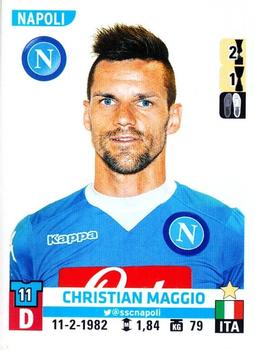 2015-16 Panini Calciatori Stickers #394 Christian Maggio Front