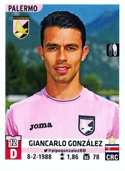 2015-16 Panini Calciatori Stickers #418 Giancarlo González Front