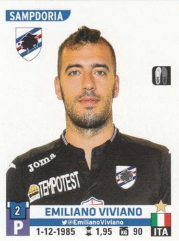 2015-16 Panini Calciatori Stickers #474 Emiliano Viviano Front