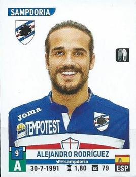 2015-16 Panini Calciatori Stickers #492 Alejandro Rodríguez Front