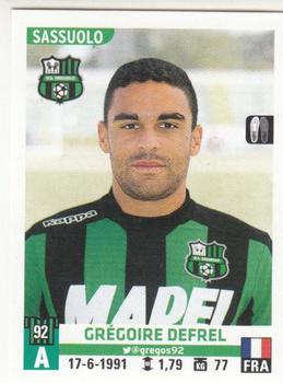 2015-16 Panini Calciatori Stickers #522 Grégoire Defrel Front