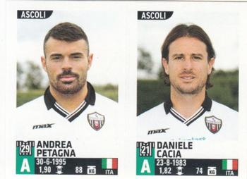 2015-16 Panini Calciatori Stickers #594 Andrea Petagna / Daniele Cacia Front