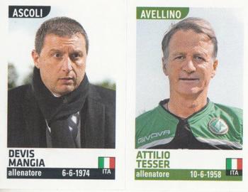 2015-16 Panini Calciatori Stickers #595 Devis Mangia / Attilio Tesser Front