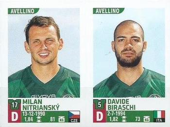 2015-16 Panini Calciatori Stickers #600 Milan Nitrianský / Davide Biraschi Front