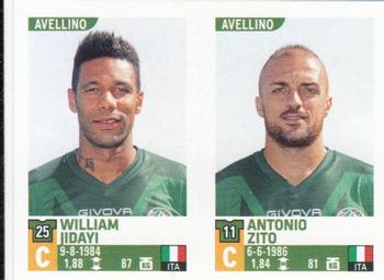 2015-16 Panini Calciatori Stickers #602 William Jidayi / Antonio Zito Front