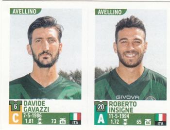2015-16 Panini Calciatori Stickers #603 Davide Gavazzi / Roberto Insigne Front