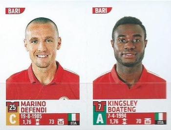 2015-16 Panini Calciatori Stickers #614 Marino Defendi / Kingsley Boateng Front