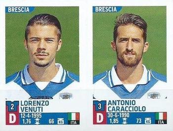 2015-16 Panini Calciatori Stickers #621 Lorenzo Venuti / Antonio Caracciolo Front