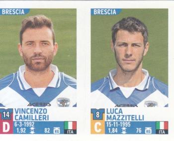 2015-16 Panini Calciatori Stickers #622 Vincenzo Camilleri / Luca Mazzitelli Front