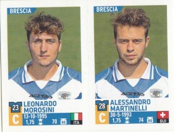2015-16 Panini Calciatori Stickers #623 Leonardo Morosini / Alessandro Martinelli Front