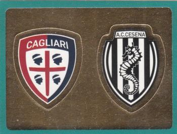 2015-16 Panini Calciatori Stickers #629 Scudetto Cagliari / Scudetto Cesena Front