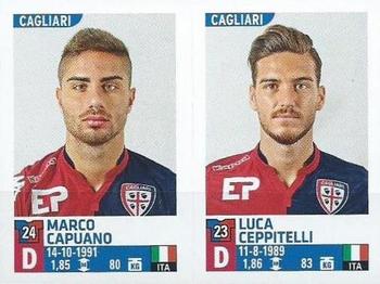 2015-16 Panini Calciatori Stickers #631 Marco Capuano / Luca Ceppitelli Front