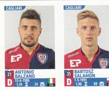 2015-16 Panini Calciatori Stickers #633 Antonio Balzano / Bartosz Salamon Front