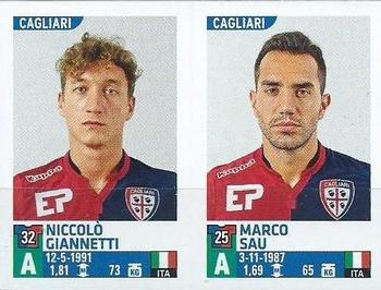 2015-16 Panini Calciatori Stickers #637 Niccolò Giannetti / Marco Sau Front