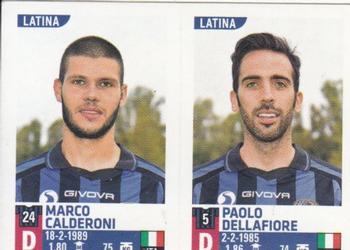 2015-16 Panini Calciatori Stickers #676 Marco Calderoni / Paolo Dellafiore Front