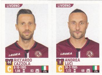 2015-16 Panini Calciatori Stickers #689 Riccardo Cazzola / Andrea Luci Front
