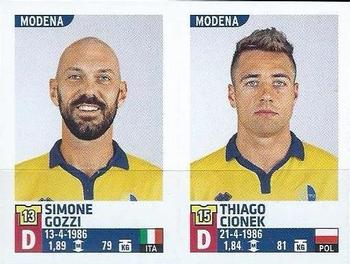 2015-16 Panini Calciatori Stickers #697 Simone Gozzi / Thiago Cionek Front