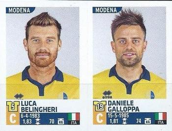 2015-16 Panini Calciatori Stickers #701 Luca Belingheri / Daniele Galloppa Front