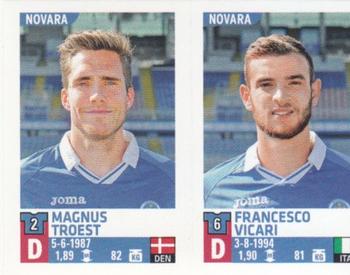2015-16 Panini Calciatori Stickers #709 Magnus Troest / Francesco Vicari Front