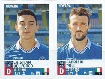 2015-16 Panini Calciatori Stickers #710 Cristian Dell'Orco / Fabrizio Poli Front