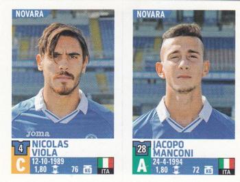 2015-16 Panini Calciatori Stickers #713 Nicolas Viola / Jacopo Manconi Front
