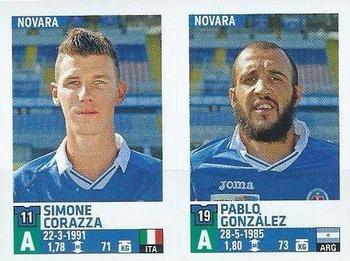 2015-16 Panini Calciatori Stickers #714 Simone Corazza / Pablo Gonzalez Front