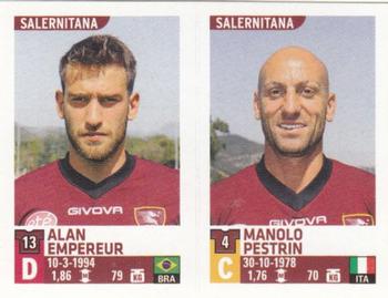 2015-16 Panini Calciatori Stickers #755 Alan Empereur / Manolo Pestrin Front