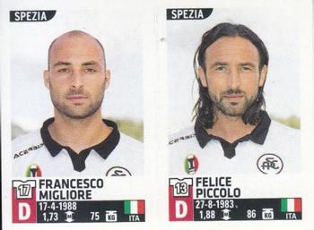 2015-16 Panini Calciatori Stickers #765 Francesco Migliore / Felice Piccolo Front