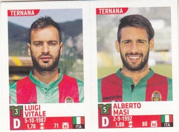 2015-16 Panini Calciatori Stickers #774 Luigi Vitale / Alberto Masi Front