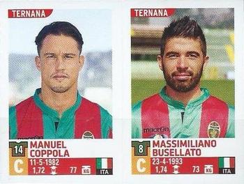 2015-16 Panini Calciatori Stickers #777 Manuel Coppola / Massimiliano Busellato Front