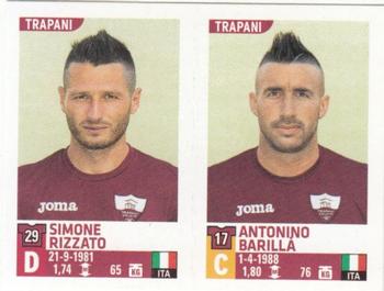 2015-16 Panini Calciatori Stickers #788 Simone Rizzato / Antonino Barillà Front