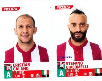 2015-16 Panini Calciatori Stickers #802 Cristian Galano / Stefano Giacomelli Front