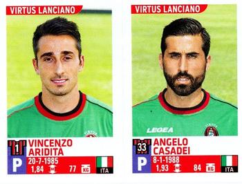 2015-16 Panini Calciatori Stickers #817 Vincenzo Aridita / Angelo Casadei Front