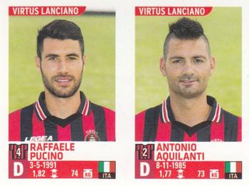 2015-16 Panini Calciatori Stickers #819 Raffaele Pucino / Antonio Aquilanti Front