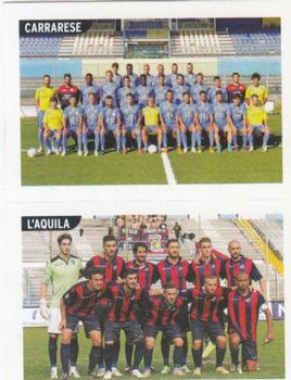 2015-16 Panini Calciatori Stickers #842 Squadra Carrarese / Squadra L'Aquila Front