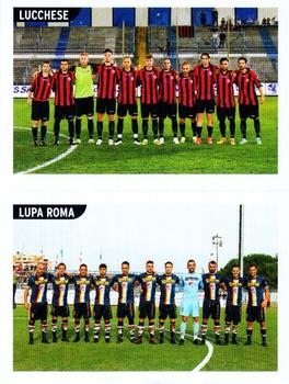 2015-16 Panini Calciatori Stickers #844 Squadra Lucchese / Squadra Lupa Roma Front