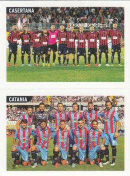 2015-16 Panini Calciatori Stickers #856 Squadra Casertana / Squadra Catania Front