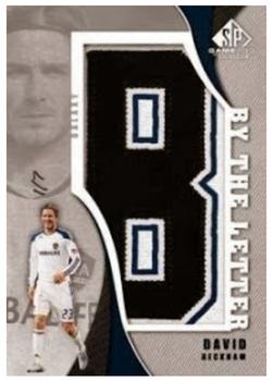 2011 SP Game Used - By The Letter #BL-DB David Beckham Front