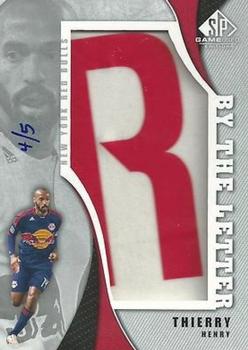 2011 SP Game Used - By The Letter #BL-TH Thierry Henry Front