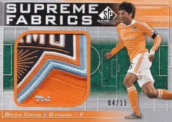 2011 SP Game Used - Supreme Fabrics #SF-CH Brian Ching Front