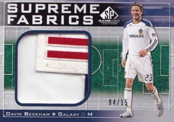 2011 SP Game Used - Supreme Fabrics #SF-DB David Beckham Front
