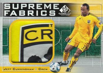 2011 SP Game Used - Supreme Fabrics #SF-JC Jeff Cunningham Front