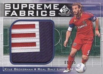 2011 SP Game Used - Supreme Fabrics #SF-KB Kyle Beckerman Front