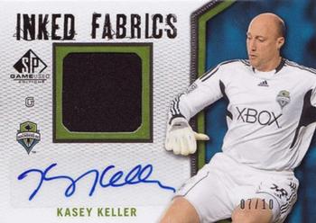 2011 SP Game Used - Inked Fabrics #IF-KK Kasey Keller Front