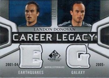 2011 SP Game Used - Career Legacy Duals #CL2-LD Landon Donovan Front