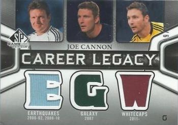 2011 SP Game Used - Career Legacy Triples #CL3-JC Joe Cannon Front