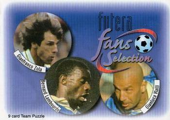 1998 Futera Chelsea Fans Selection #1 9 Card Team Puzzle Front