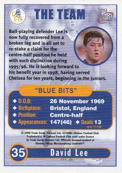 1998 Futera Chelsea Fans Selection #35 David Lee Back