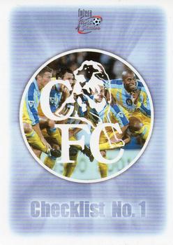 1998 Futera Chelsea Fans Selection #80 Checklist 1 Front